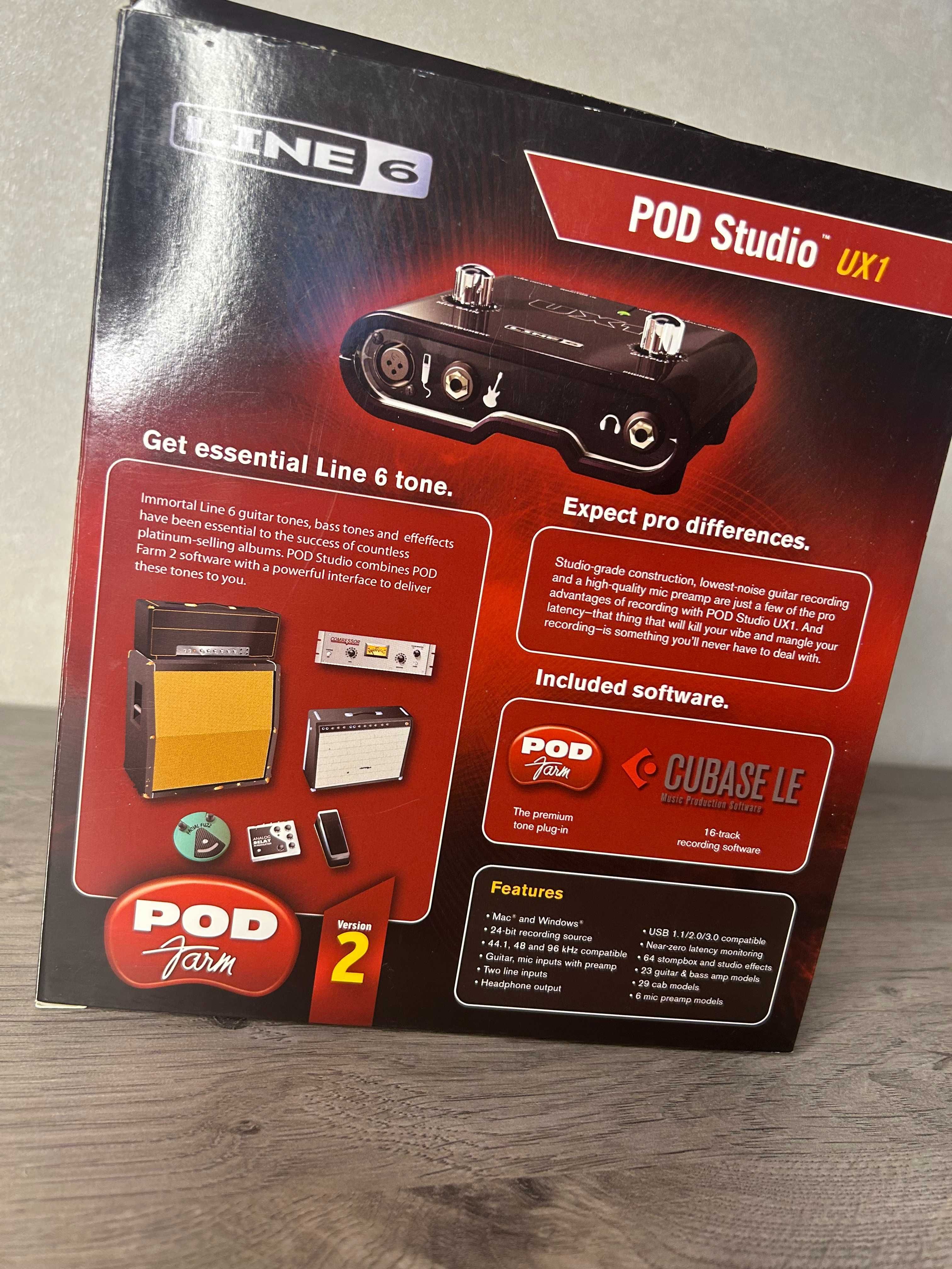 Аудіо-інтерфейс Line 6 POD Studio UX1