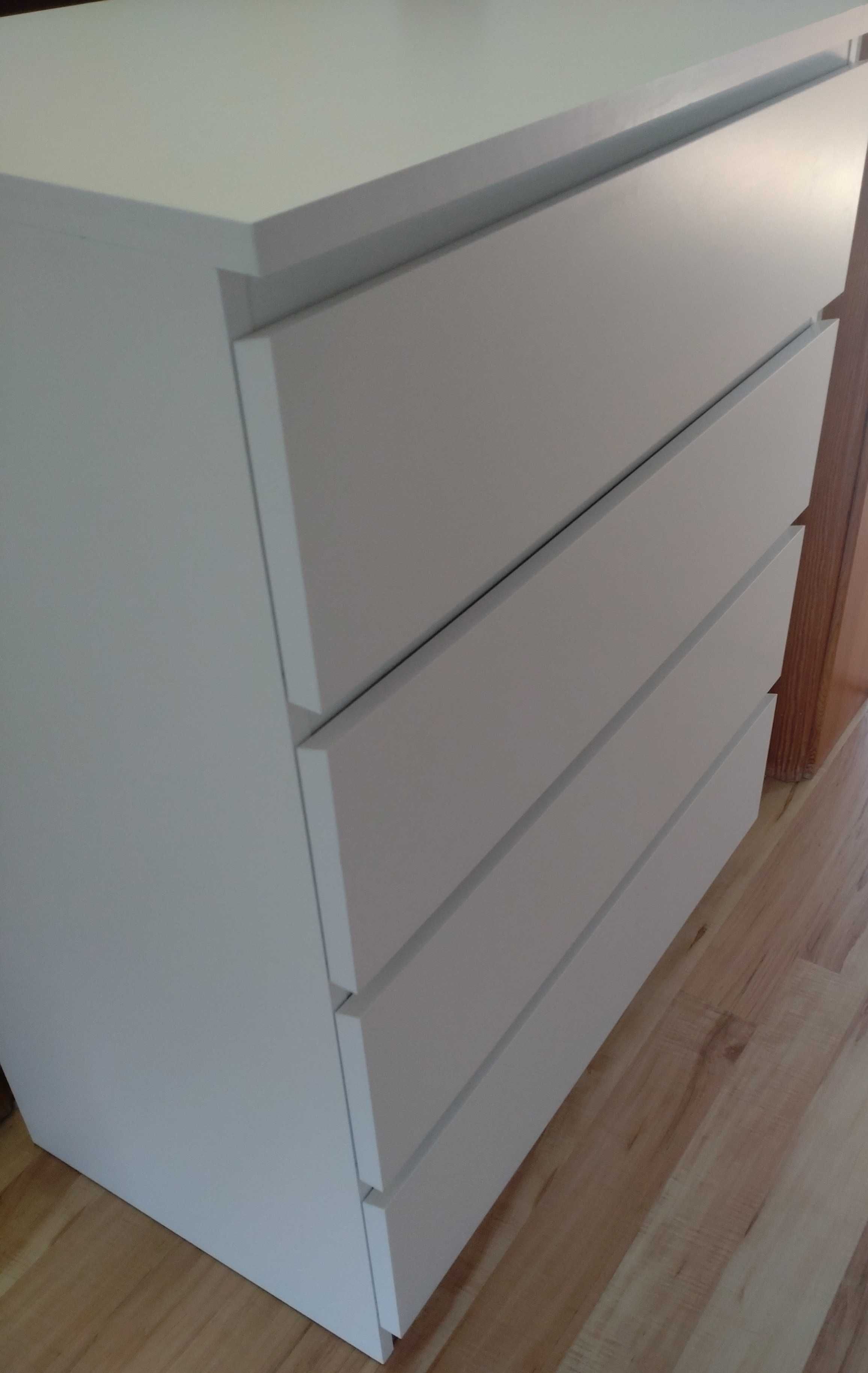 Komoda IKEA MALM 4 szuflady * biała * stan bardzo dobry * 80/100/48