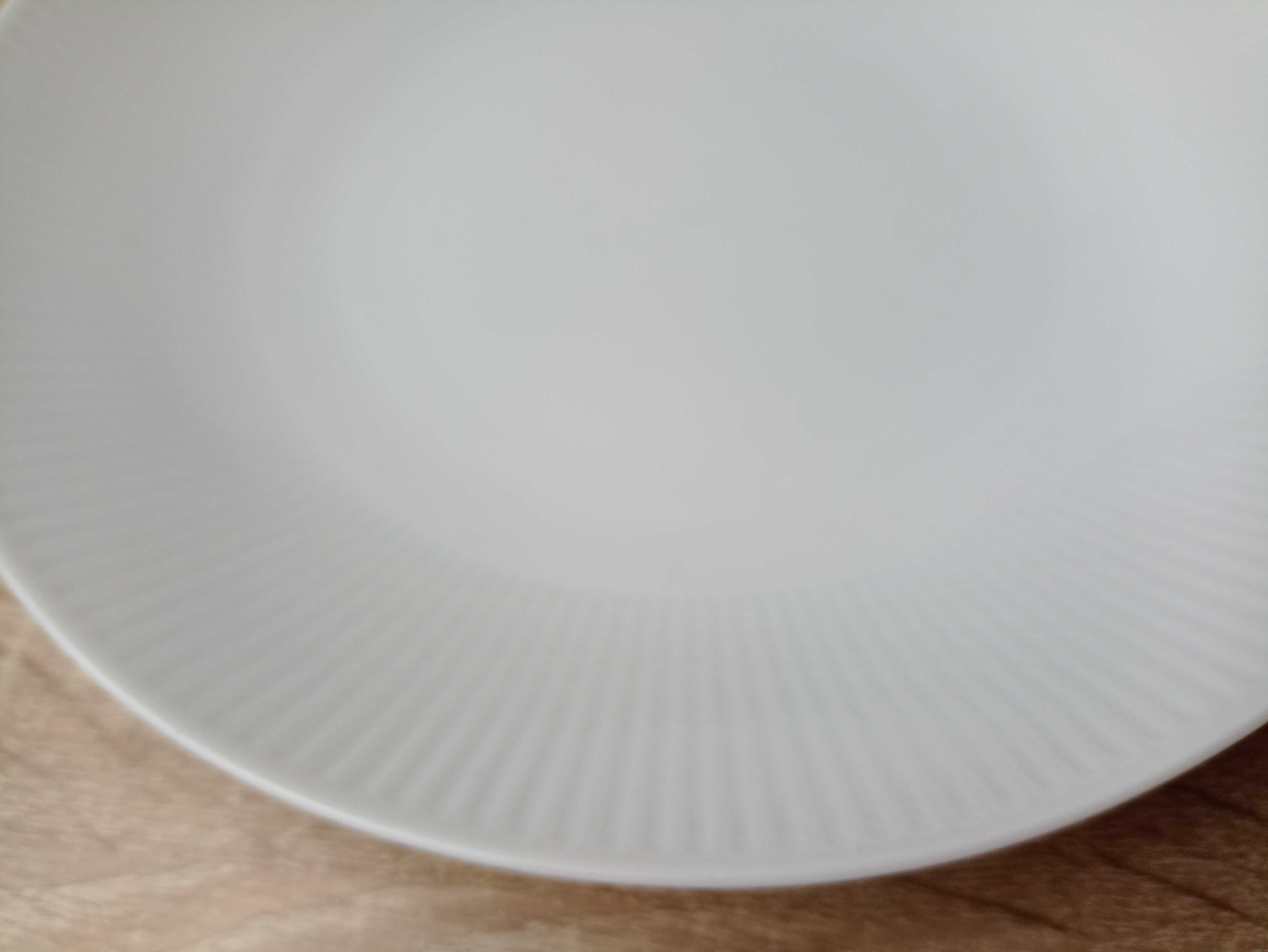 Biała TALERZE Seltmann Weiden Bavaria Zestaw białych talerzy porcelana