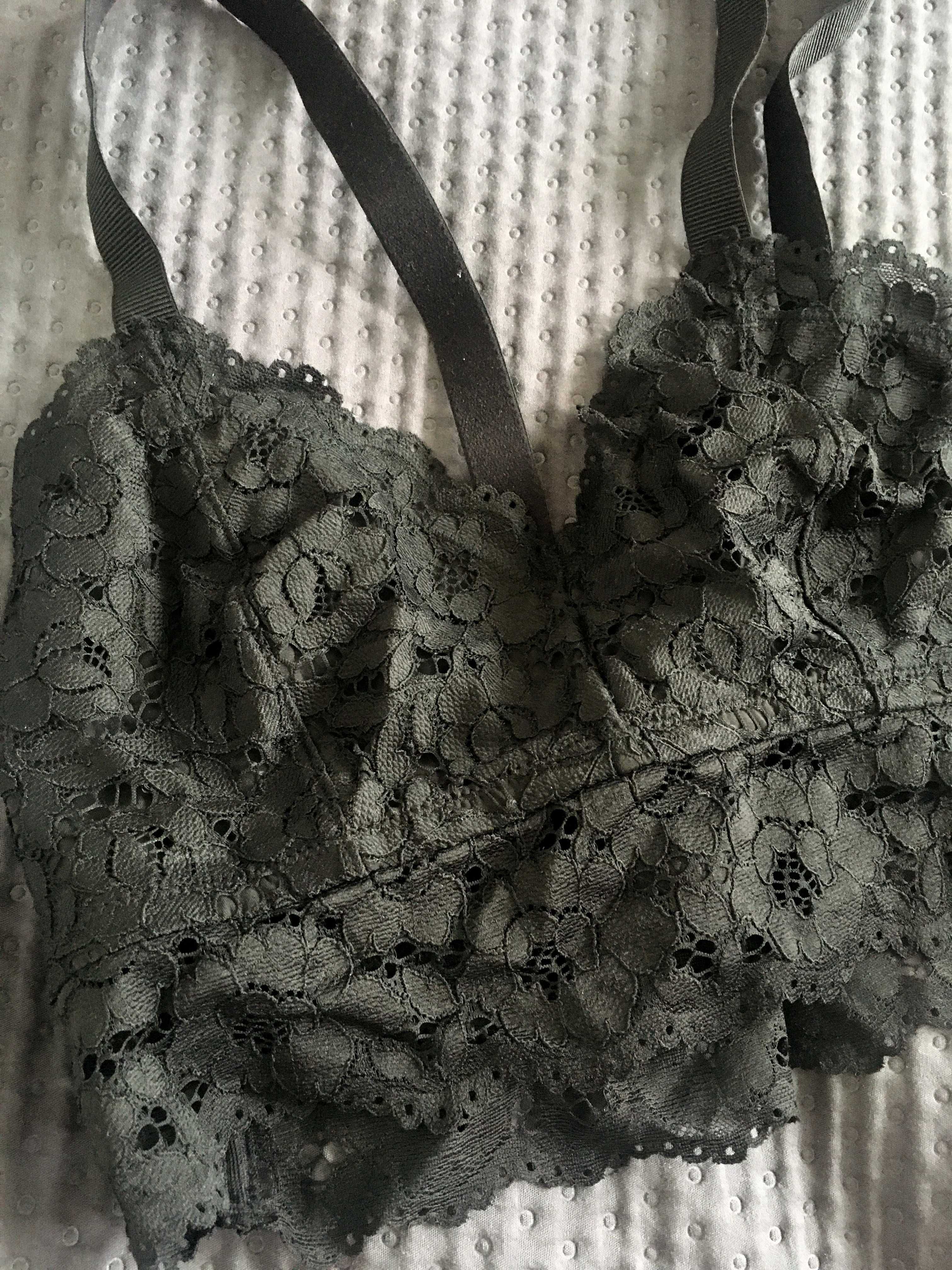 Koronkowa braletka H&M rozm. 42   C/D/E
