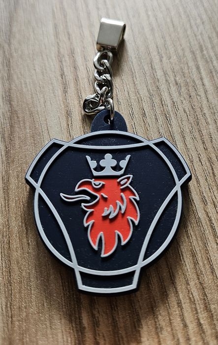 Brelok z logo SCANIA, oryginał nowy.