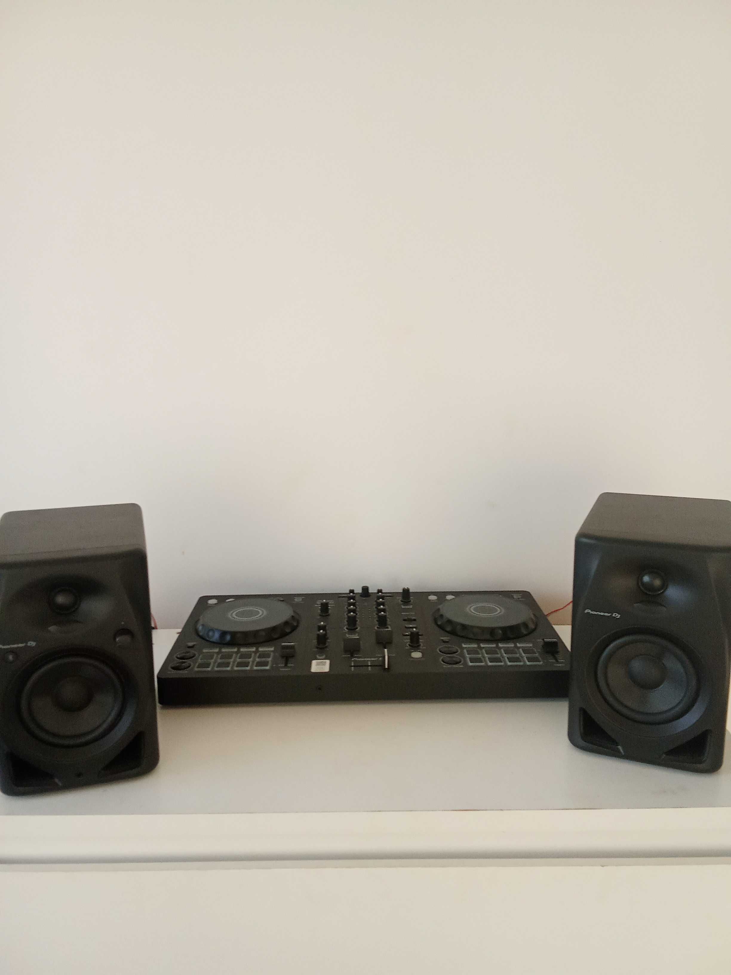 Misturadora e colunas Pioneer ddjflx-4 DM-40D-BT