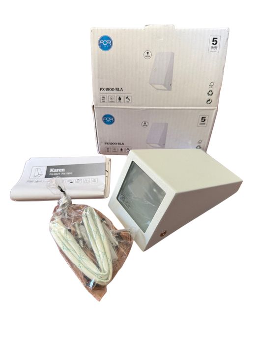 Aplique de parede FOR LIGHT PX-1900-BLA NOVO nunca usado