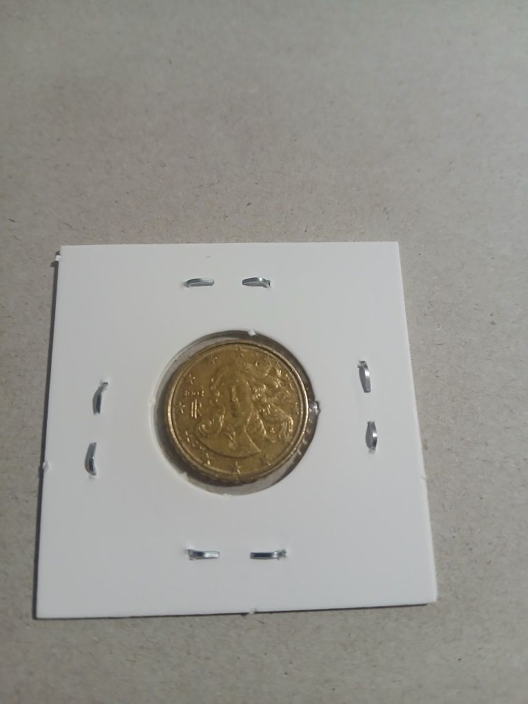 Moeda 10centimos  italia com erro