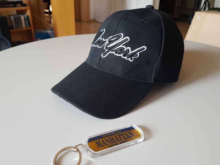 Nowa Czapka New York + Breloczek Manhattan bejsbolówka z USA