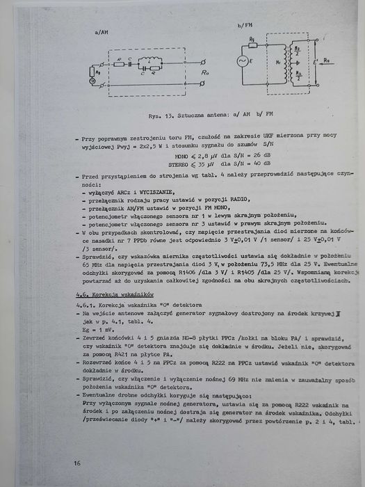 RADMOR 5102 TE Instrukcja serwisowa