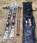 Narty K2 Apache, kijki dynastar, kijki masters, torby na narty i buty