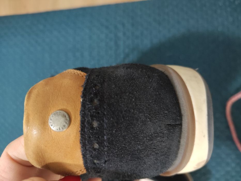 Sapatos azuis camurça