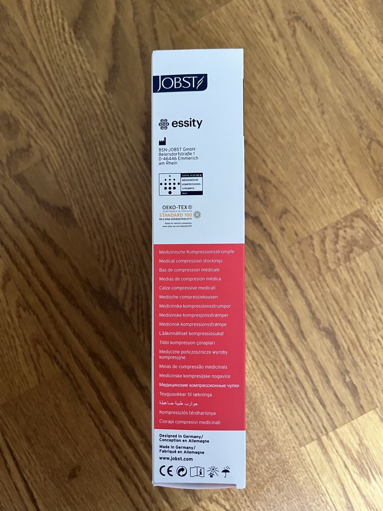 Czarne pończochy Jobst Ultra Sheer