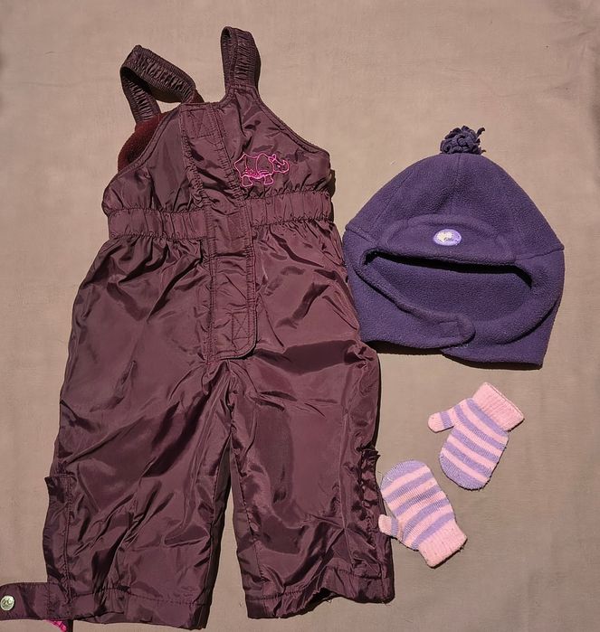 Spodnie zimowe dla dziewczynki roz. 74-80