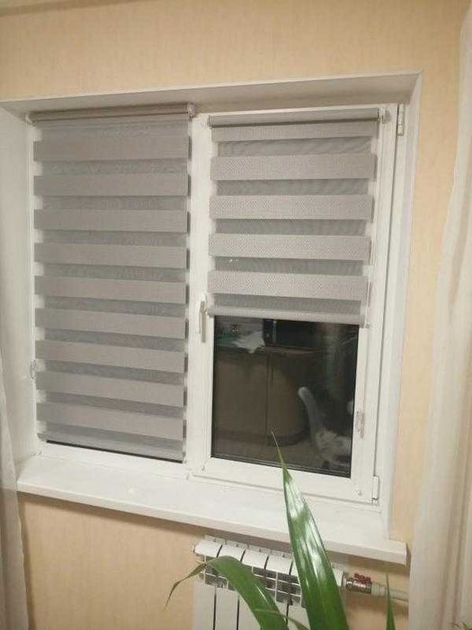 Рулонні жалюзі та тканинні штори «День-Ніч» у Харків від виробника