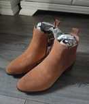 Nowe buty botki skórzane damskie rozmiar 39