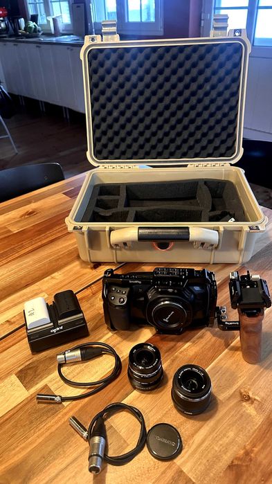 Blackmagic Design 4k Camera e Acessórios / Case