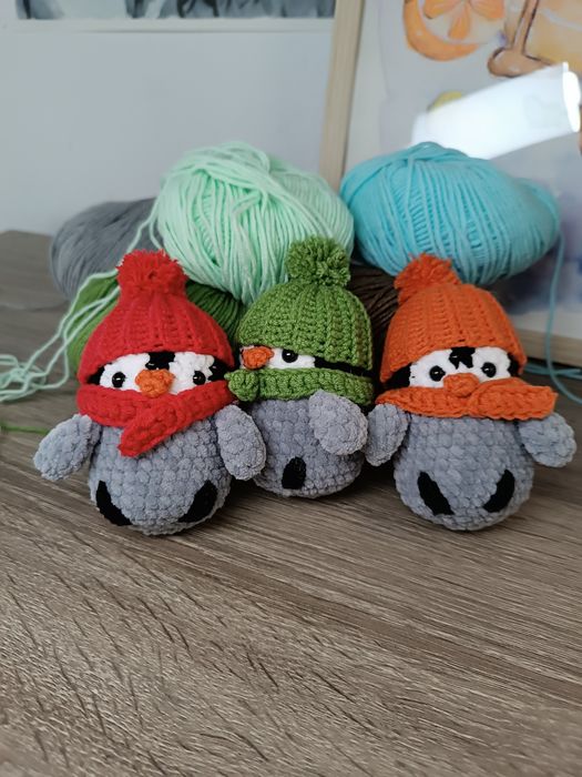 В'язані іграшки, новорічні подарунки