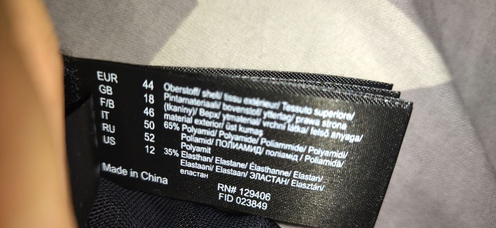 Nowy czarny strój kąpielowy Bonprix 44r