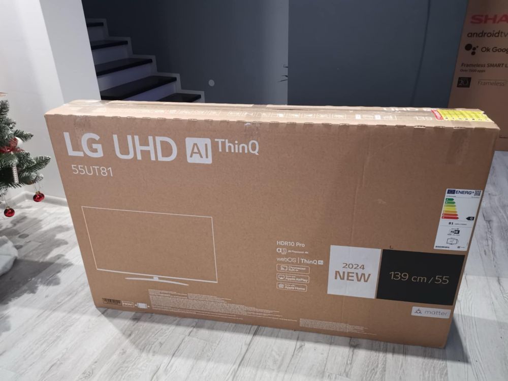 Telewizor LG UHD AI ThinQ 55 – Smart TV nowy