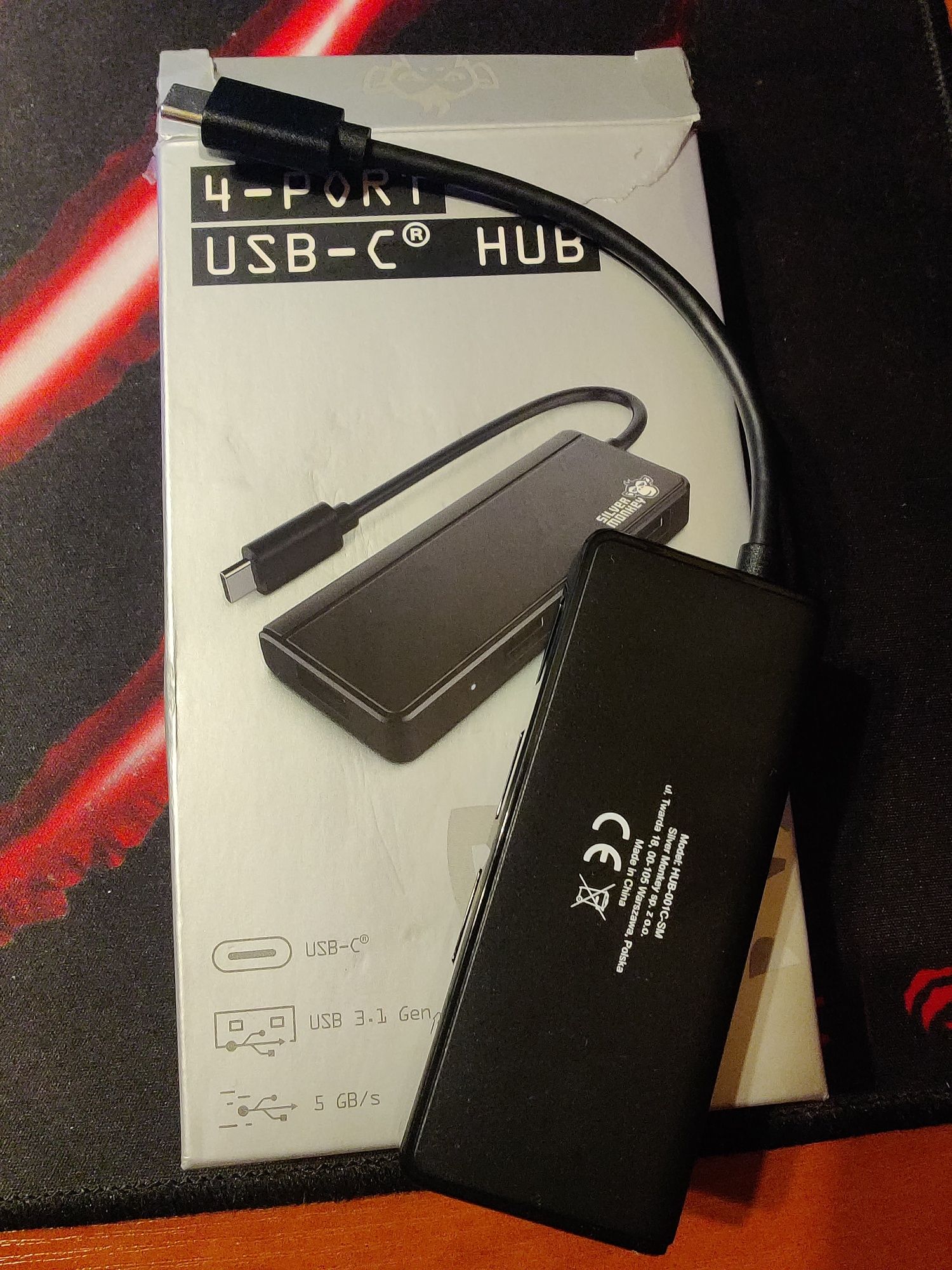 Hub USB c silvermonkey