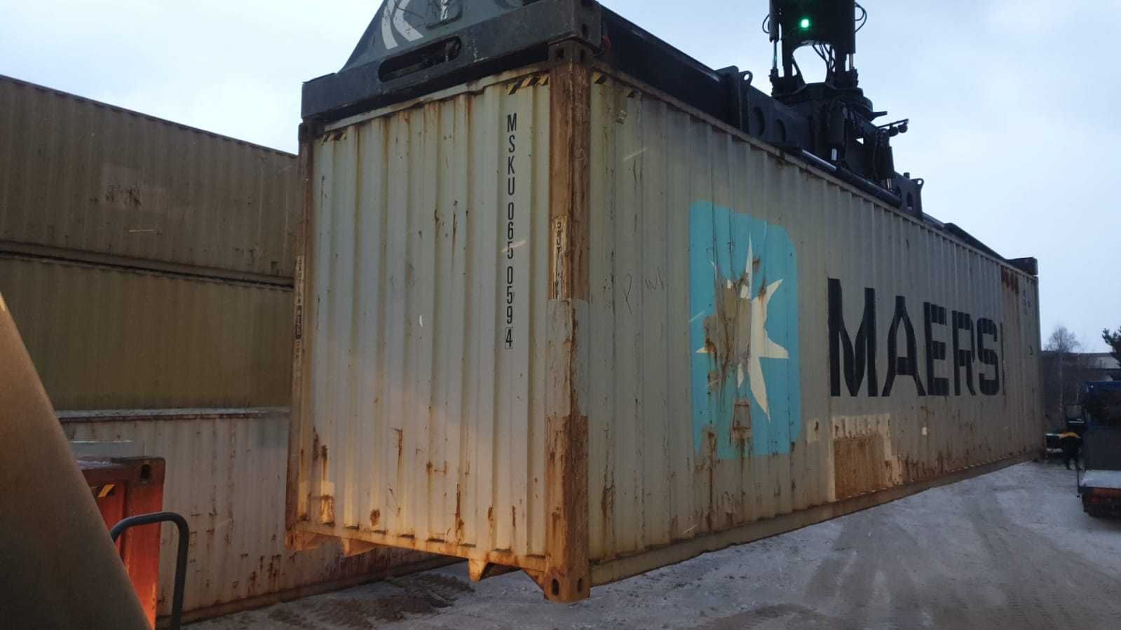 Kontener morskie, kontener magazynowy 40 hc - 12 metrowy