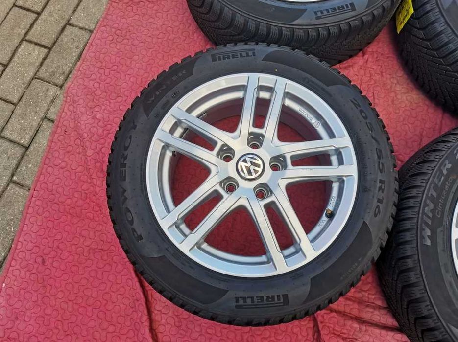 KOŁA zima 16' VW PASSAT GOLF TOURAN SHARAN - 5x112 - 205/55/16 - 24r