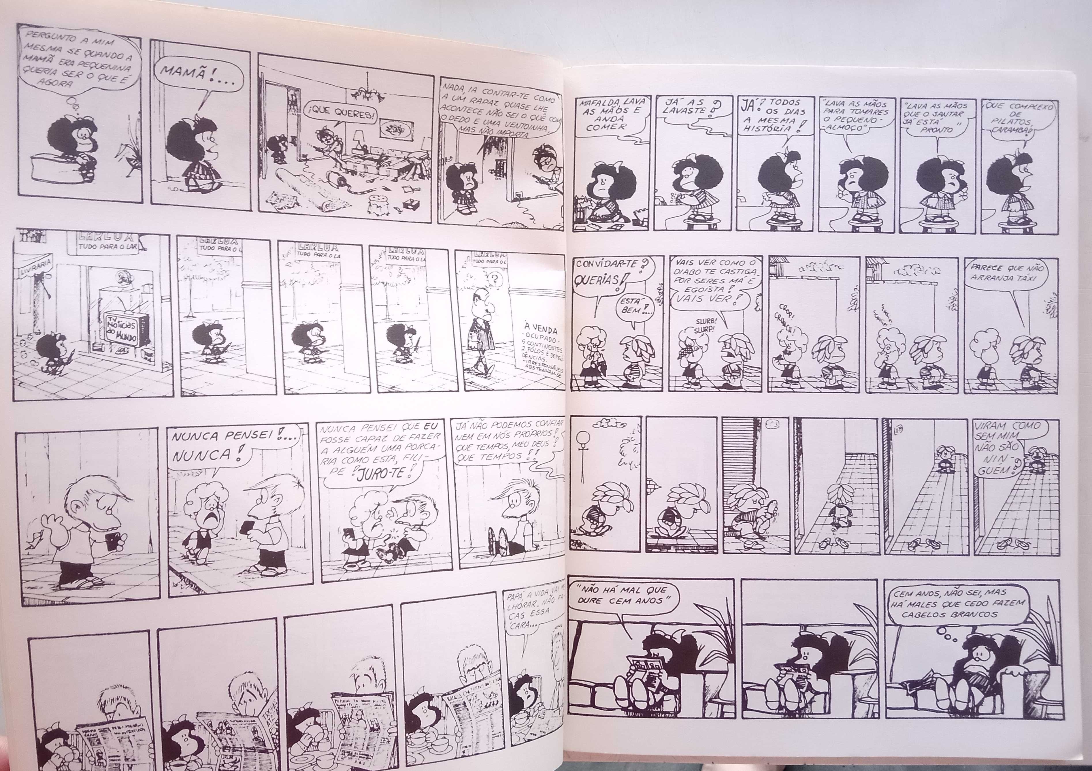 Quino  - - - Deixem a Mafalda Voar - - - - -Livro