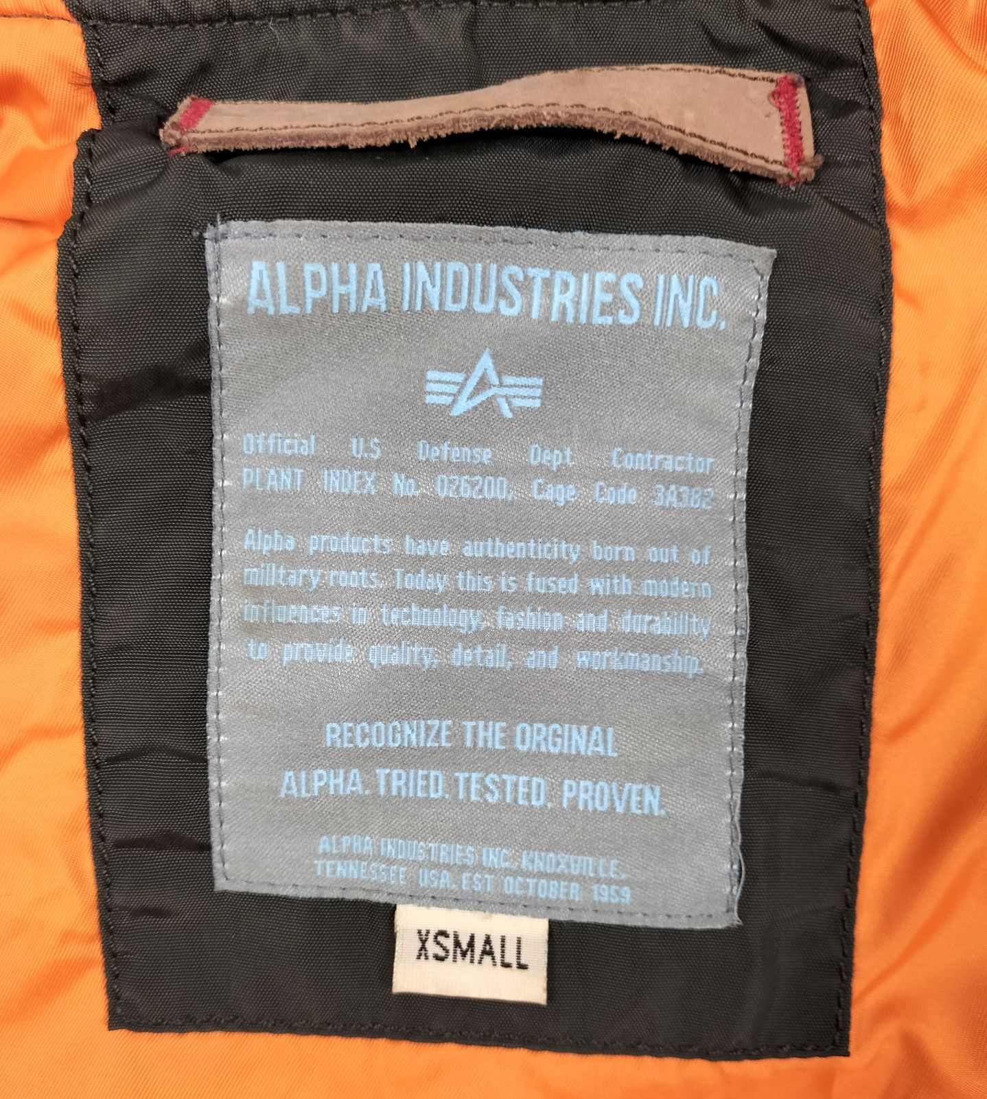 Alpha Industries damska kurtka bomberka fleyers w rozmiarze XS