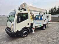 Nissan Cabstar NT400 35.12 Podnośnik koszowy Palfinger P210BK Euro5 Zwyżka (  Ruthmann Wumag Multitel CTE CMC GRS )  Izolowany Kosz