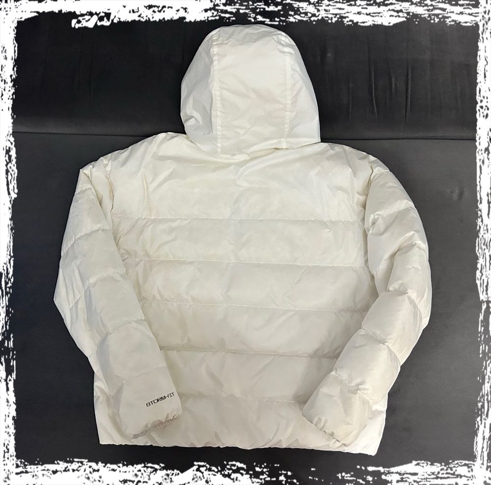 NIKE Storm-Fit Windrunner biała kurtka puchowa