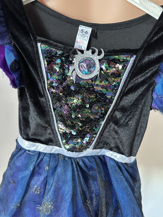 Strój przebranie na halloween George 110-116 cm wiedźma czarownica