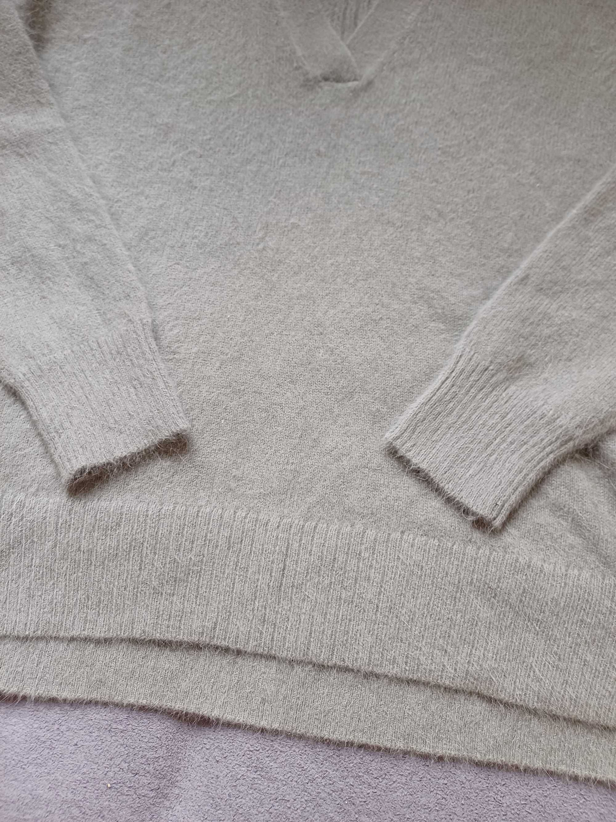 Ane Mone dzianinowy sweter angora rozmiar L