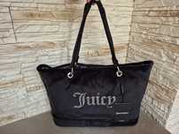 Torebka Damska Shopper Bag Juicy Couture Welurowa