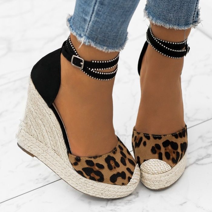 Cudne*Espadryle*Koturny*Panterka*Cętki*Leopard*Rozm. 40*Beż+Gratis :)