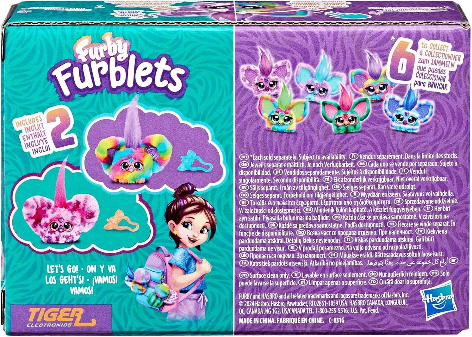 Іграшка Фербі Furby Furblets 2-Pack Mini Friends Ray-Vee and Hip-Bop