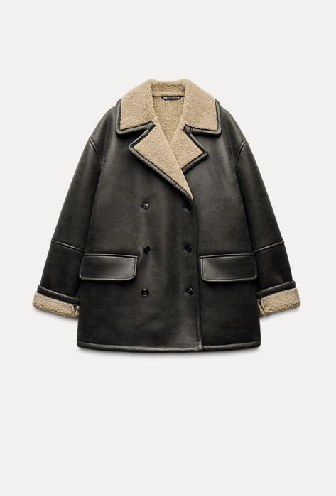 Стильна та тепла дублянка ZARA