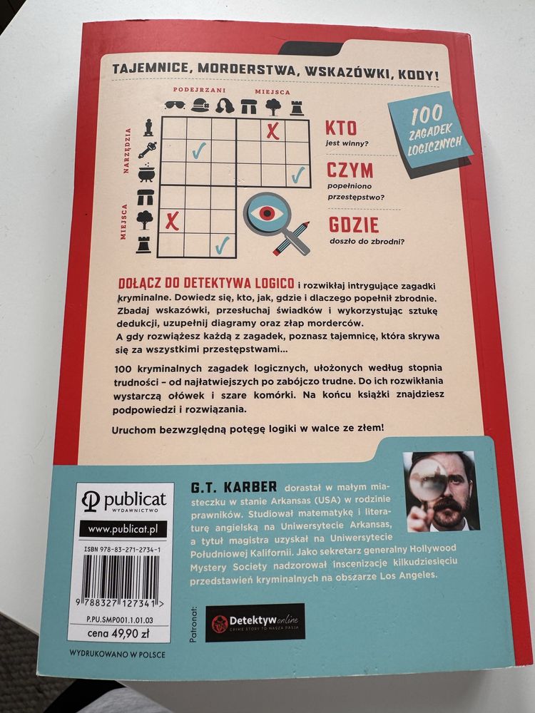 Ksiażka, zagadki. MURDLE Tom 1 Karber