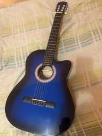 Гітара синя класична Almira cg-1702c с чехлом