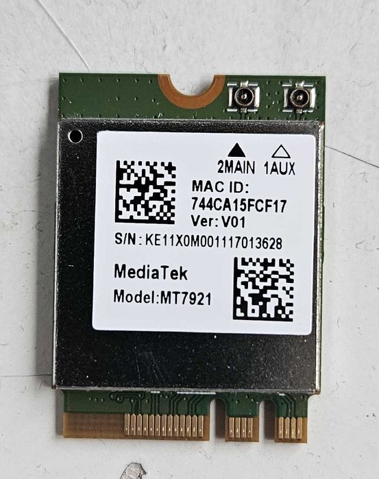 модуль Wi-Fi/Bluetooth — MediaTek MT7921
