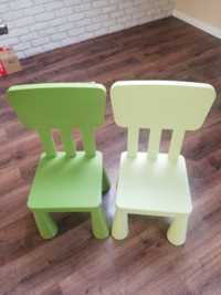 Krzesło ikea zielone komplet