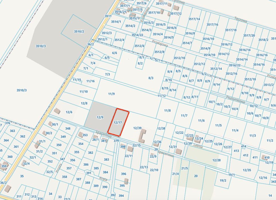 Atrakcyjna działka w Olszynie koło Ostrzeszowa (3200 m2)