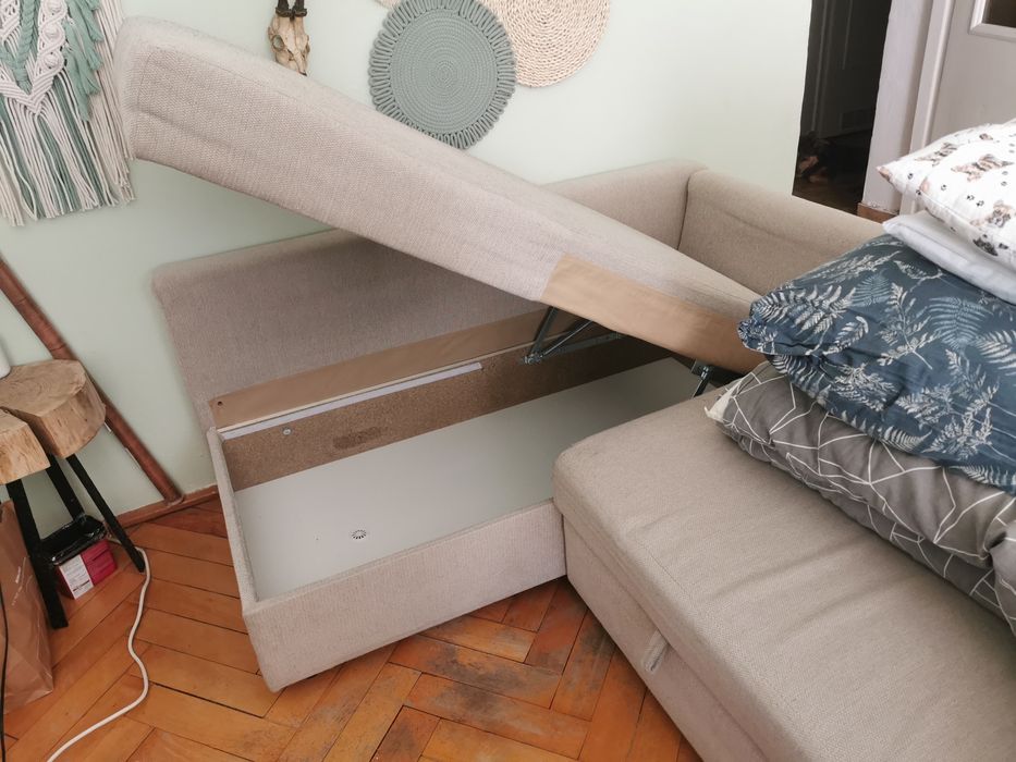 Narożnik kanapa ikea z funkcją spania