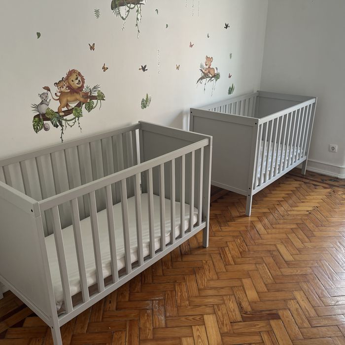 Berço ikea Sundvik cinza claro (tenho 2)