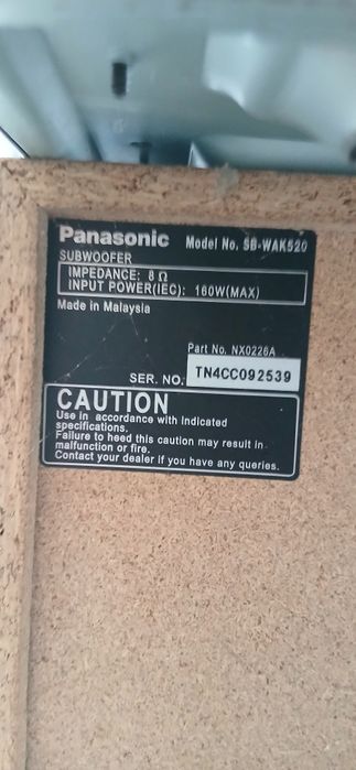 Aparelhagem Panasonic