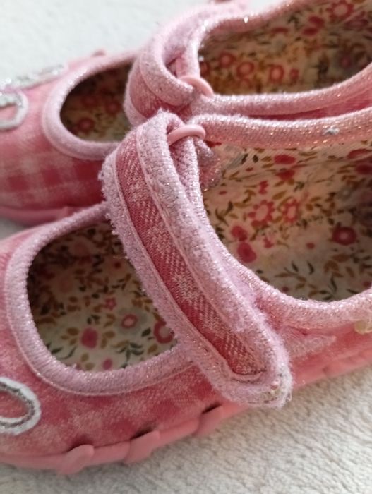 Kapcie Befado różowe