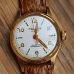 Zegarek pallas z lat 70 złocony swiss made mechaniczny