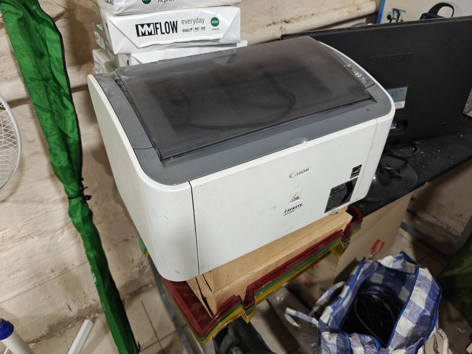 Принтер Canon LBP-2900 лазерний монохромний сучасний +3 картриджа