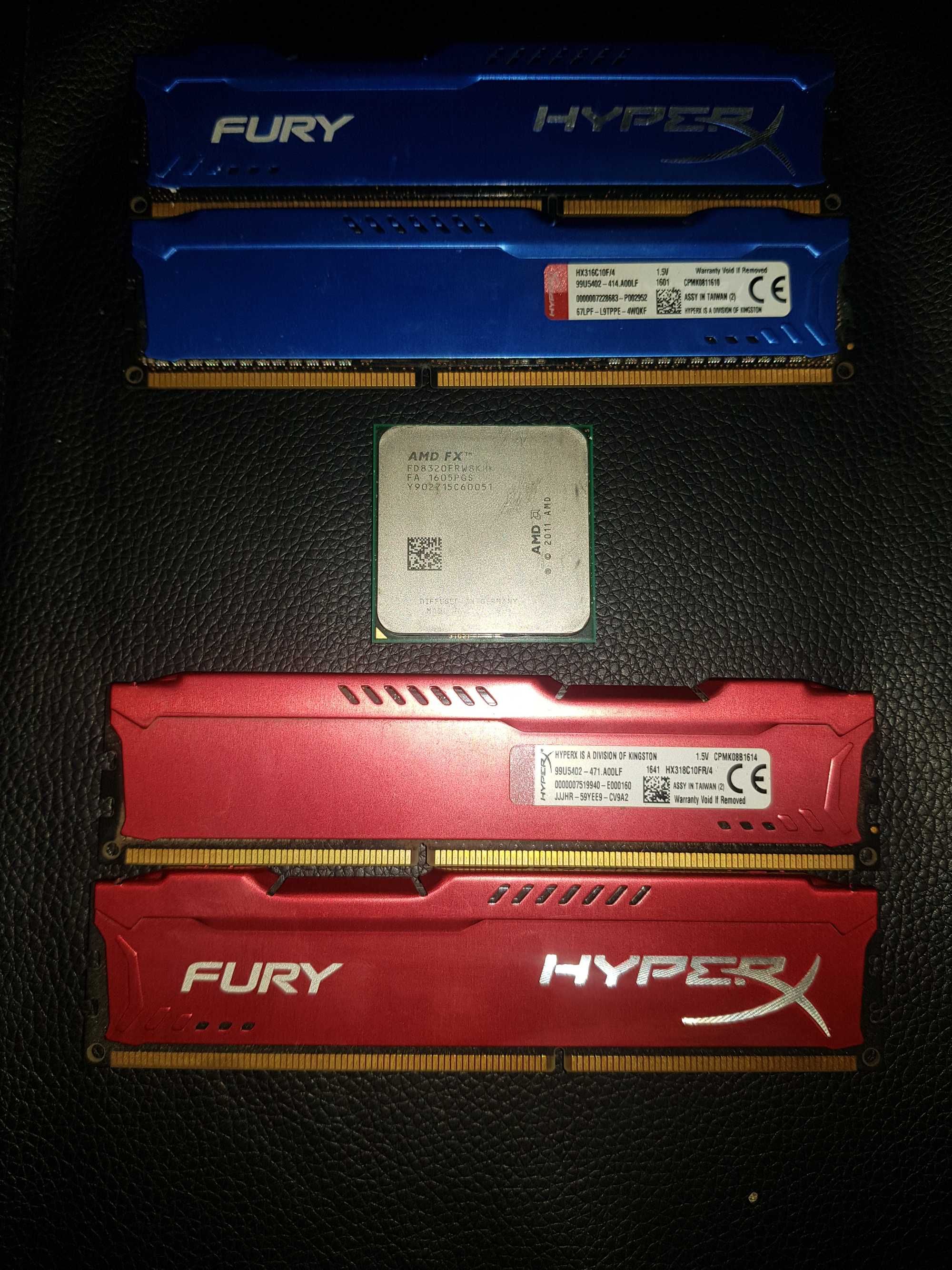 Amd FX 8320 HyperX Fury ram