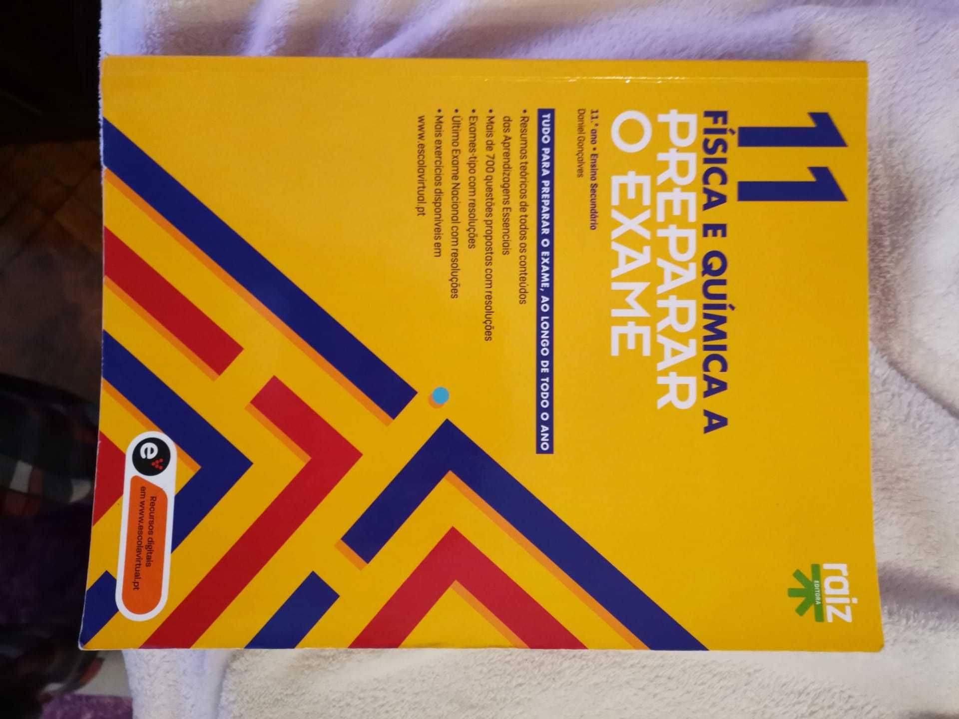 Livro preparação para o exame fisica e quimica 11ºano - 2022