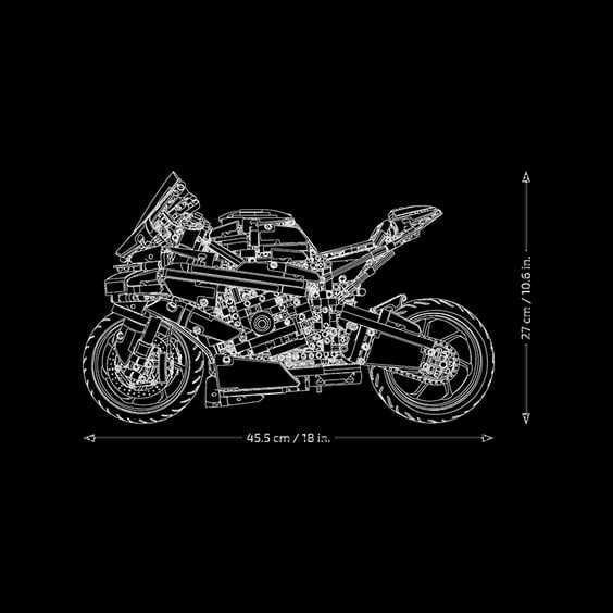 Конструктор LEGO Technic BMW M 1000 RR Мотоцикл БМВ
