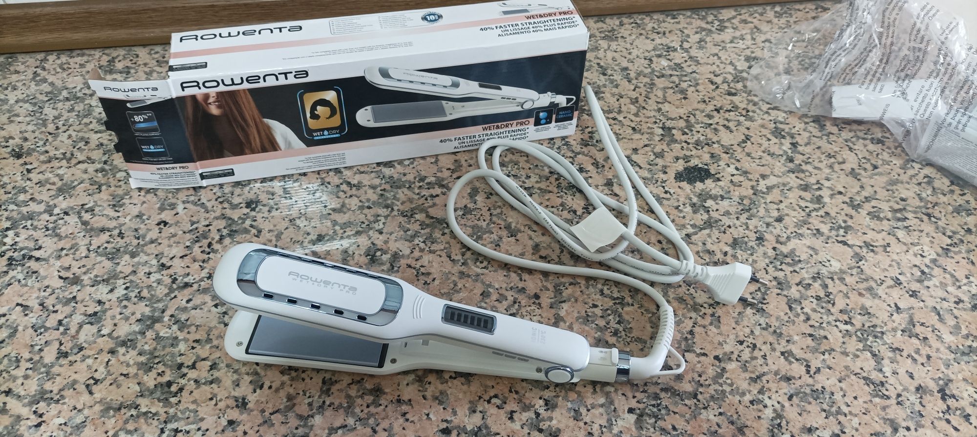 Alisador de cabelo Rowenta Wet&Dry pro