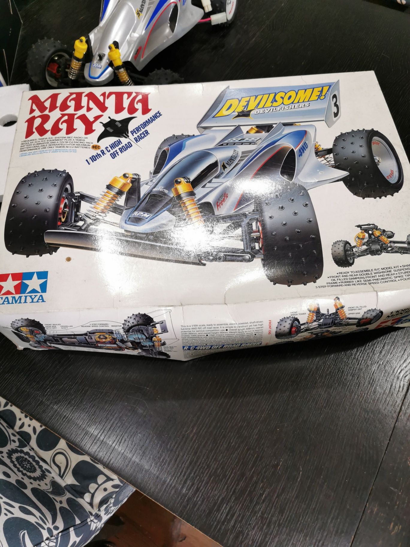 1/10 Tamiya Manta Ray 4WD buggy Off Road 1990. Off Road Old Car Period