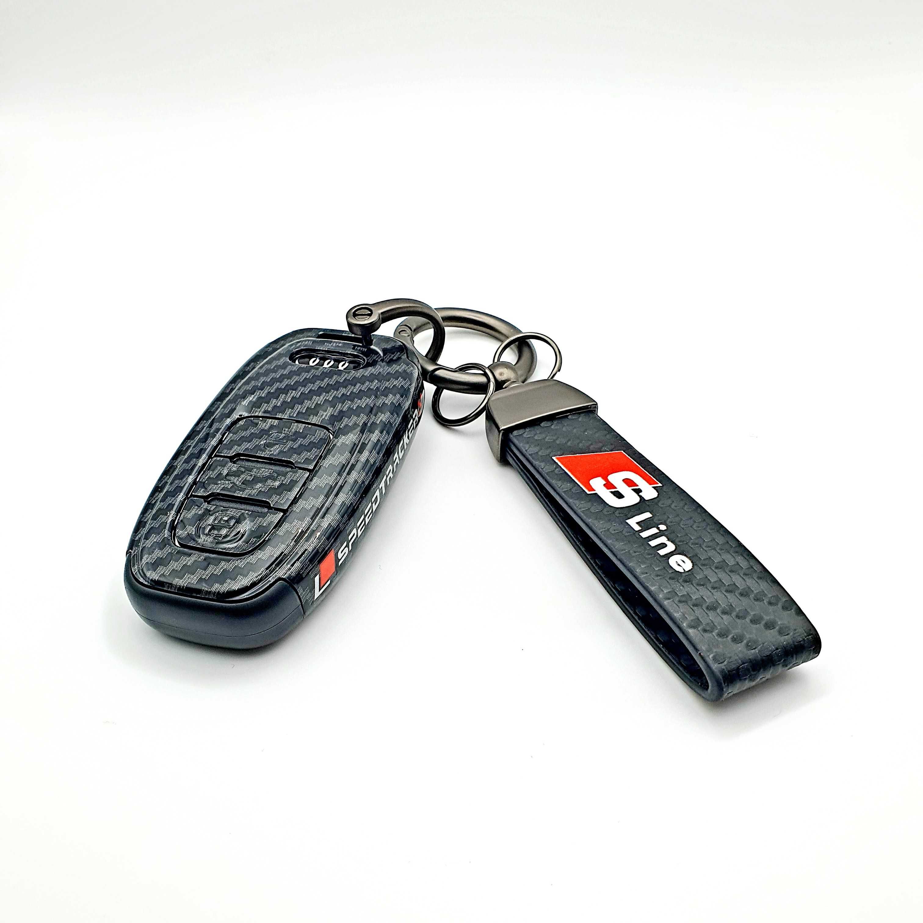 AUDI Q5 Q7  A4 A5 A6 Obudowa do kluczyka + Brelok S-line